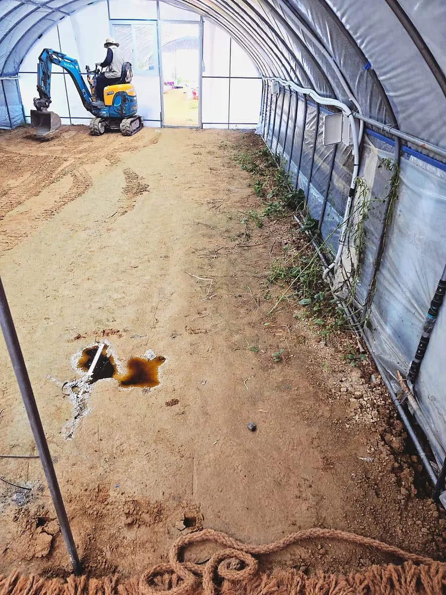 농막 바닥 시공 하우스 내부 공사 시공 사진 3