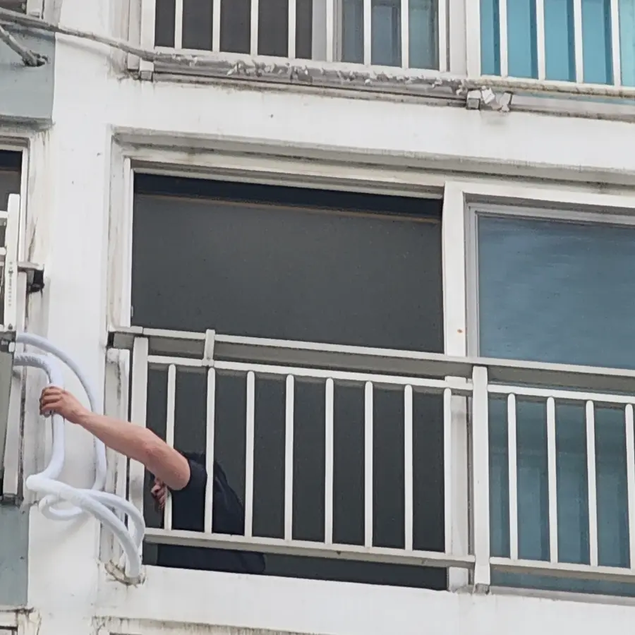 삭은에어컨배관 시공 사진 2
