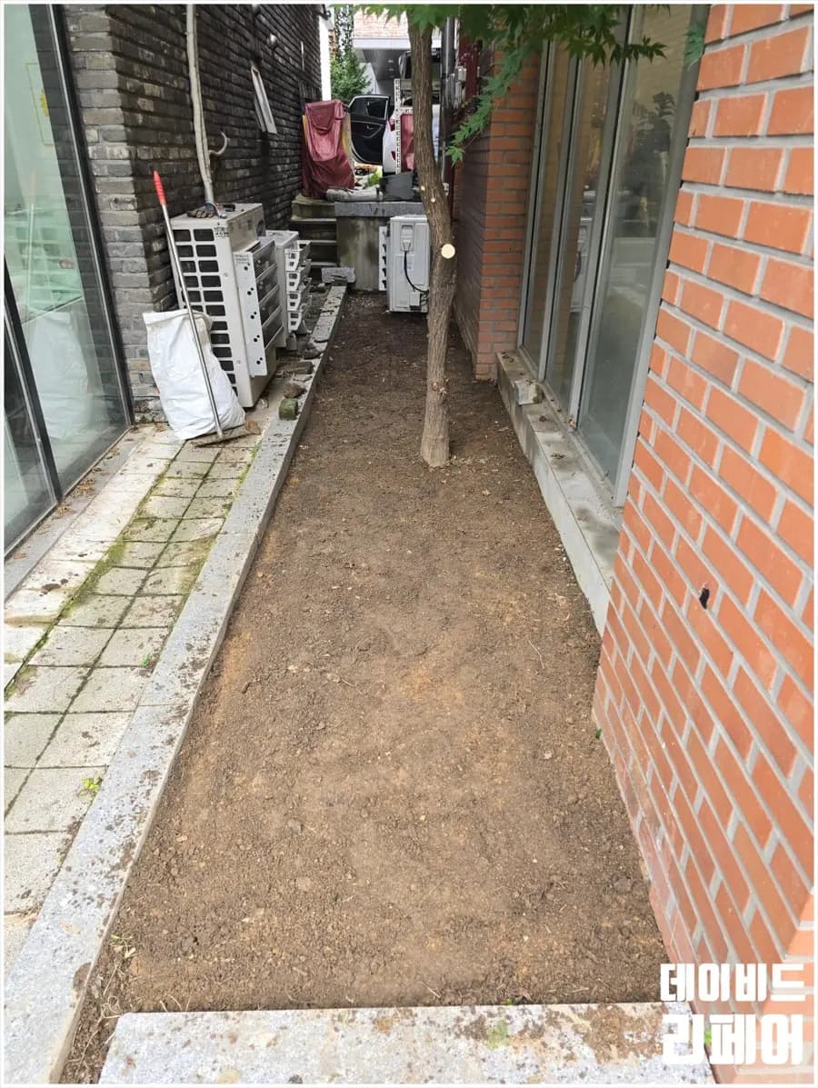 의정부 화단 자갈 깔기 시공 사례 시공 사진 10