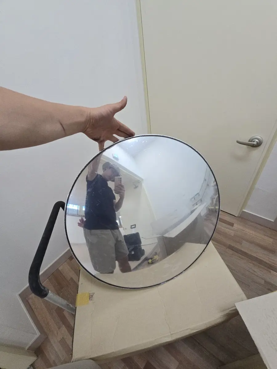 실내계단 반사경설치 사각지대해소 시공 사진 14