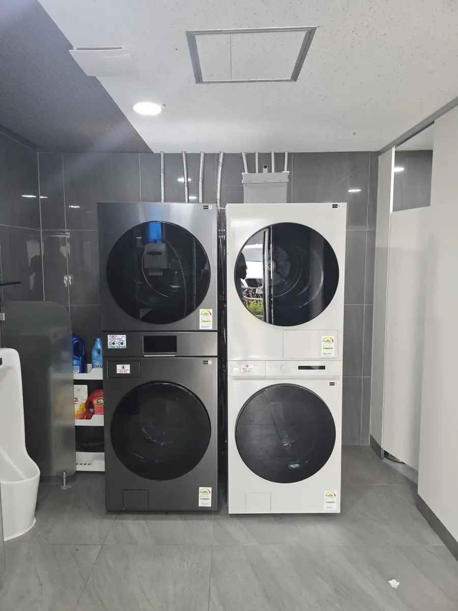 세탁기 배관 공사, 공장 — 시공 전